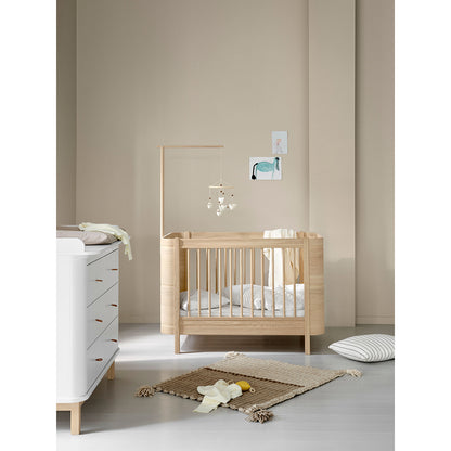 Oliver Furniture, Wood Mini+ tremmeseng eksk. junior kit - Eg