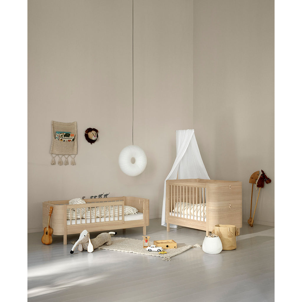 Oliver Furniture, Wood Mini+ tremmeseng eksk. junior kit - Eg