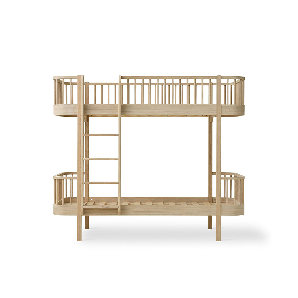 Oliver Furniture, Wood Original, køjeseng - Eg m. stige i front