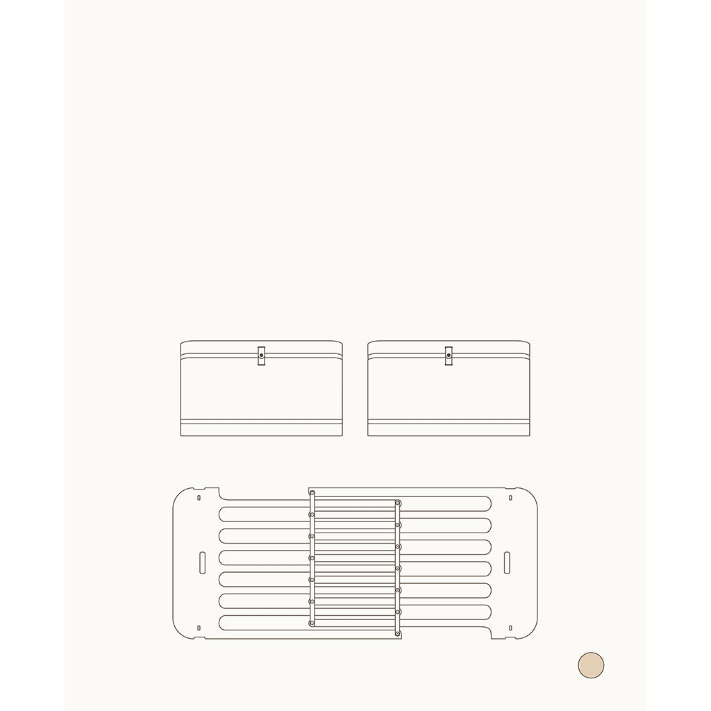 Oliver Furniture, Wood Mini+ Basic - søskende kit Eg