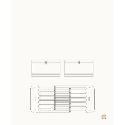 Oliver Furniture, Wood Mini+ Basic - søskende kit Eg