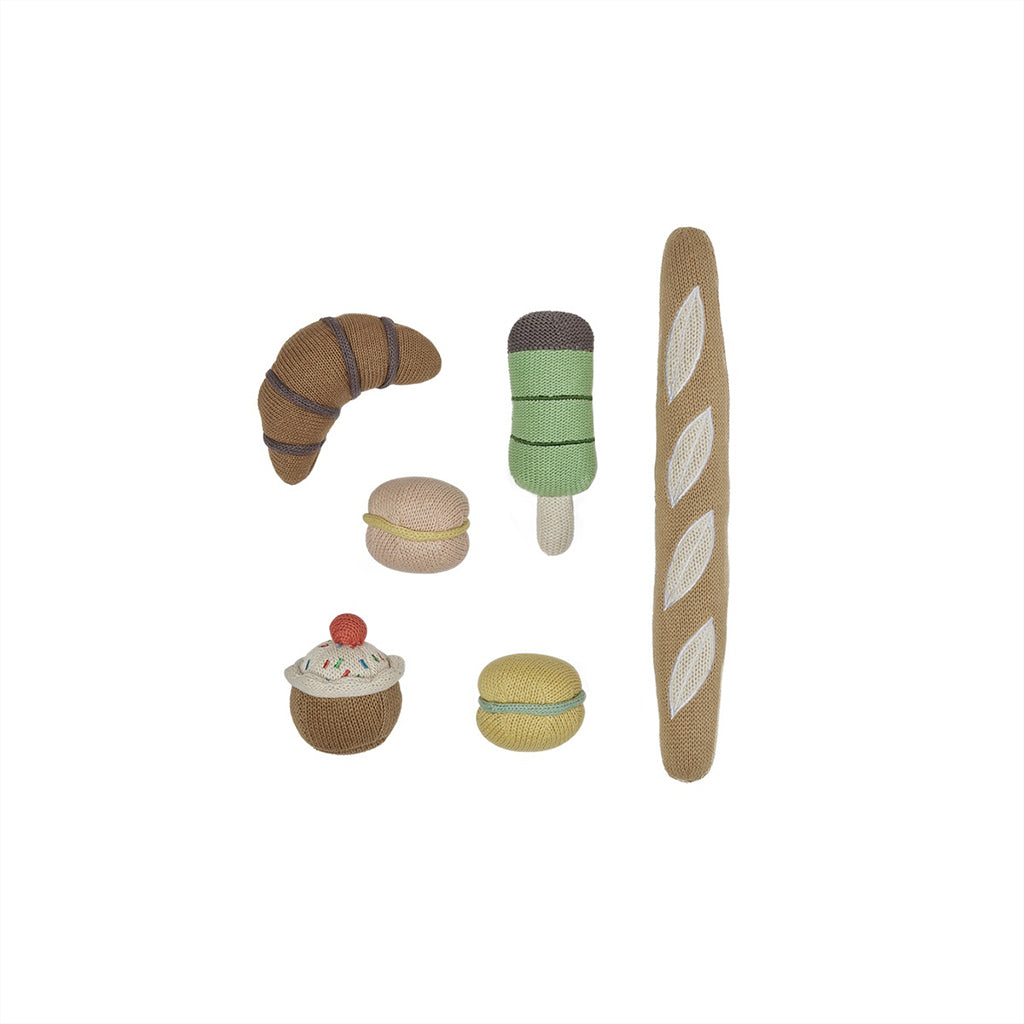 OYOY Yummy Mini legemad, blød - Is og kager