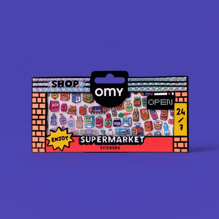 Klistermærker børn – Omy Supermarket stickers