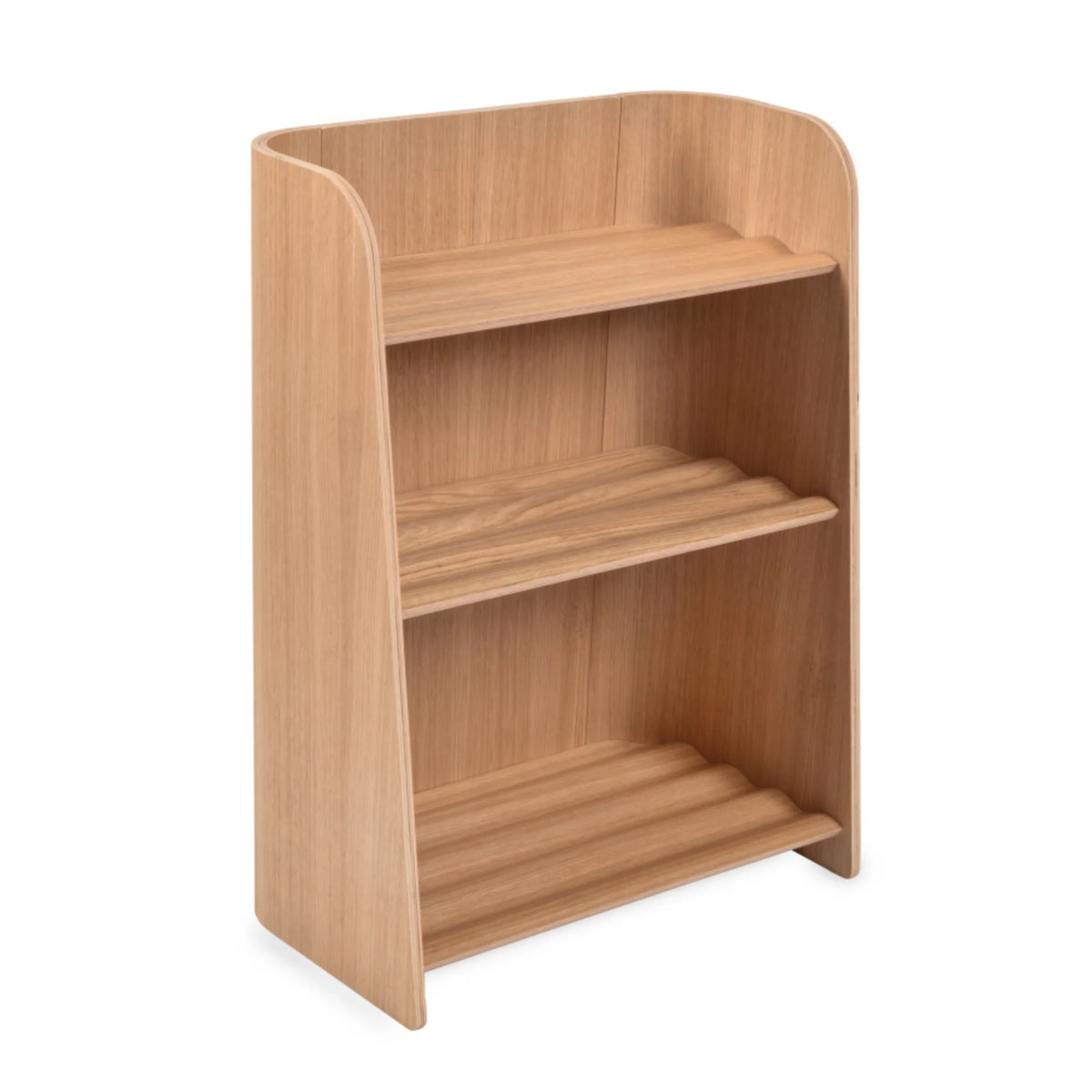Curve-Lab bogreol til børn, Curvy Bookcase - Oak