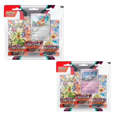 Pokémon Blister 3P SV3, Scarlet & Violet Obsidan Flames - 2 varianter