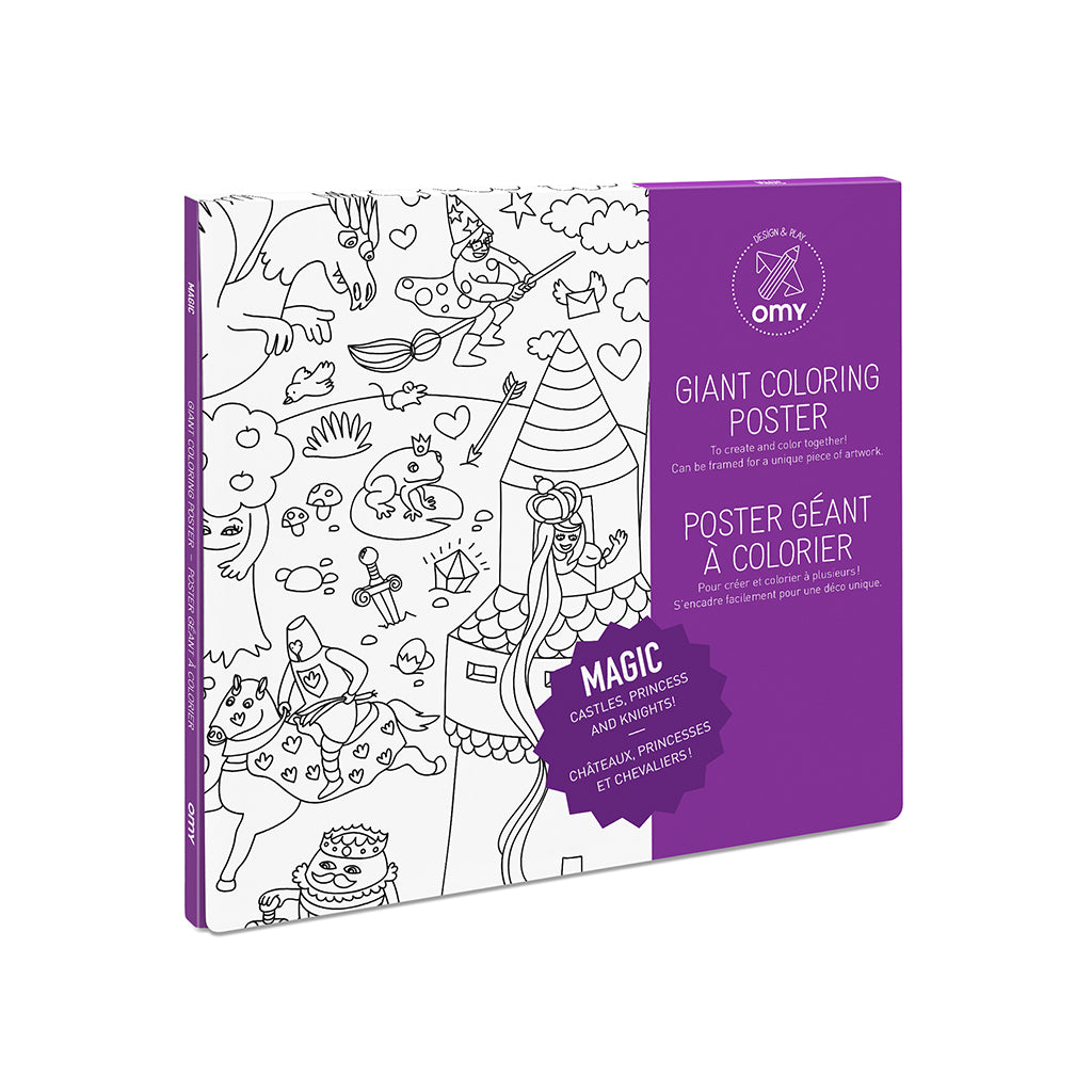 Omy stor plakat til farvelægning, Magic