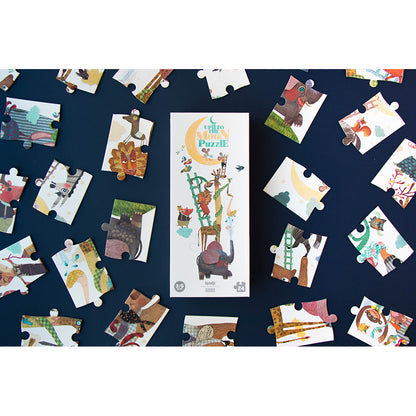 Londji puslespil, Up to the moon - 24 brikker