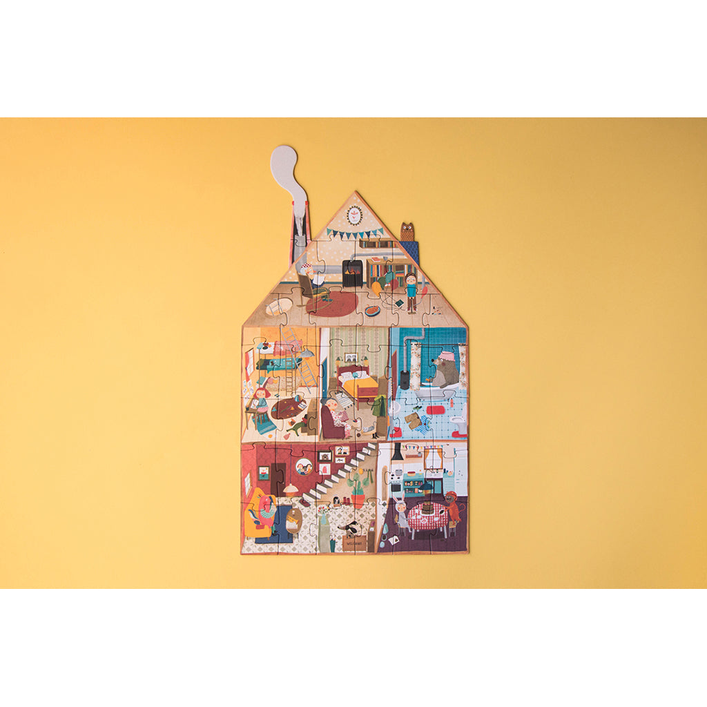 Londji puslespil, vendbart, Welcome to my home - 36 brikker