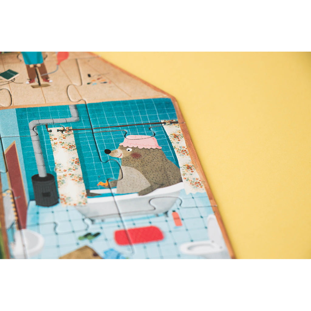 Londji puslespil, vendbart, Welcome to my home - 36 brikker