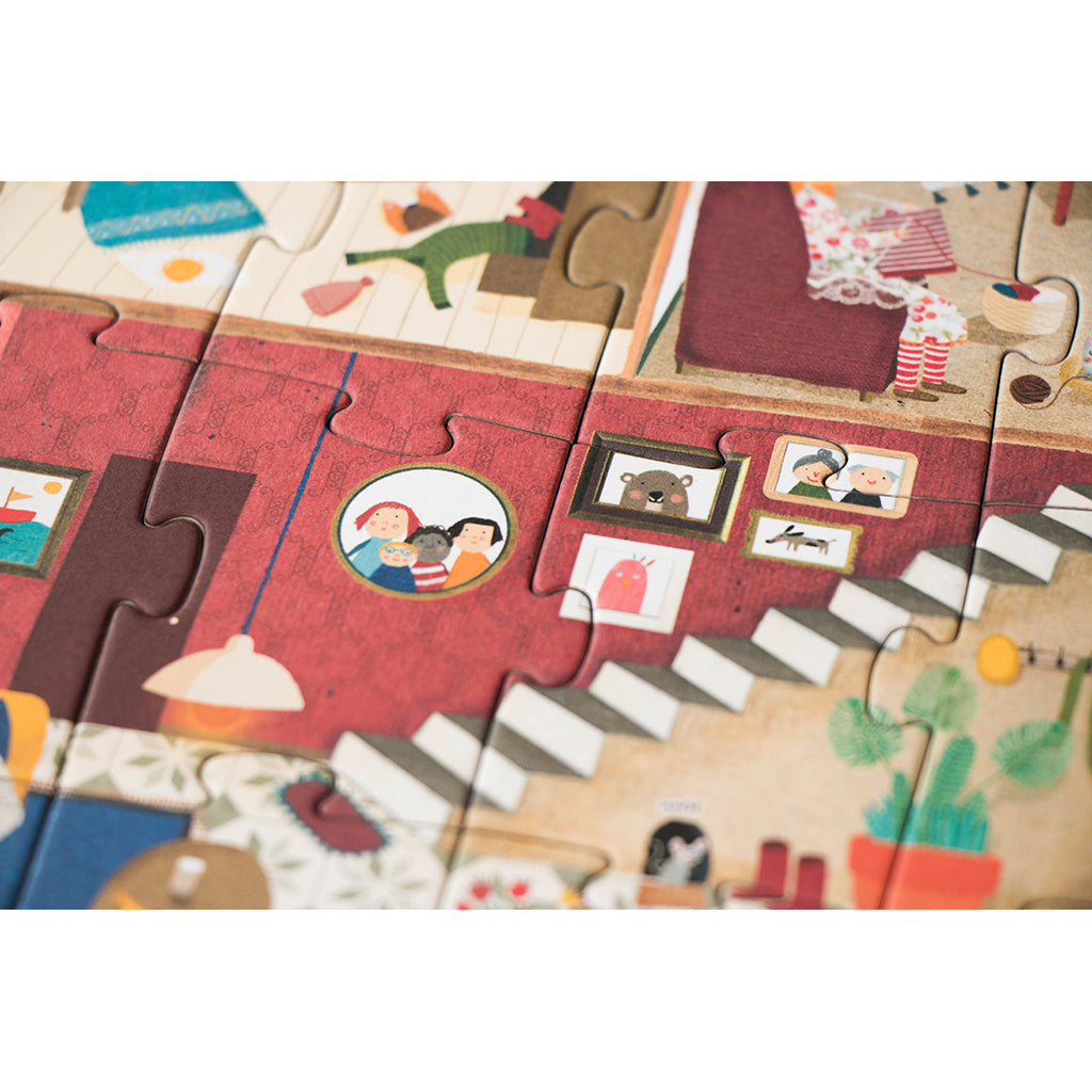 Londji puslespil, vendbart, Welcome to my home - 36 brikker