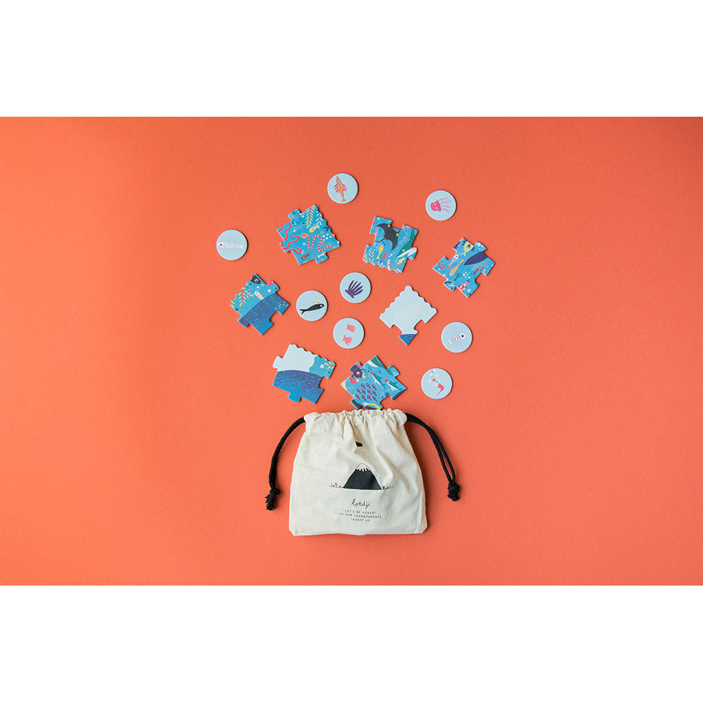 Londji lomme puslespil, My little ocean - 36 brikker