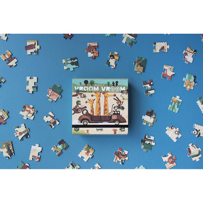 Londji lomme puslespil, Vroom Vroom - 50 brikker