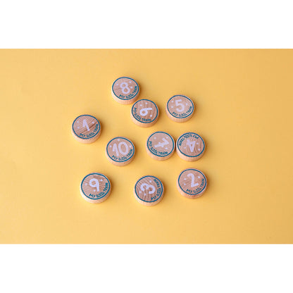 Londji puslespil, My little train, 10 puslespil af hver 3 brikker