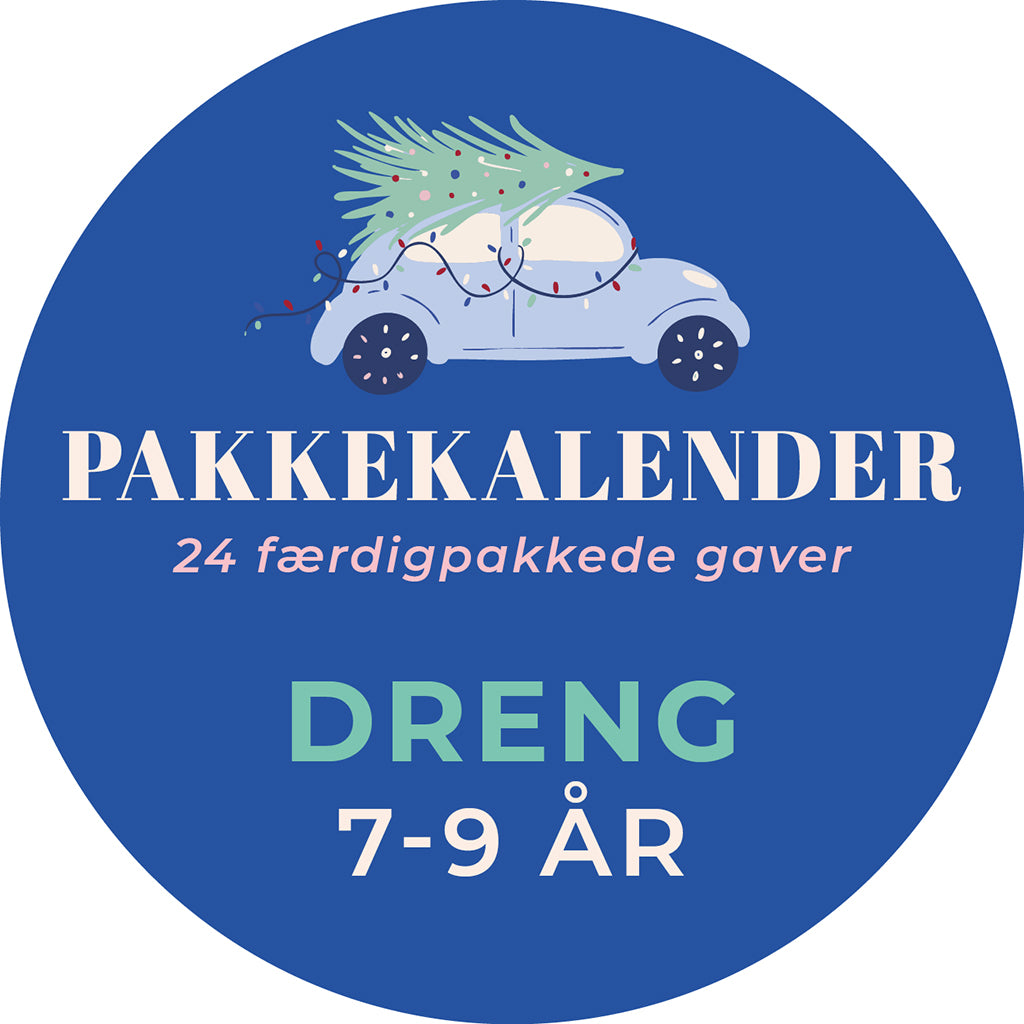 Færdig pakkekalender, Dreng 7-9 år