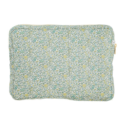 Bon Dep Pouch big, toilettaske med Liberty - Katie and Millie green