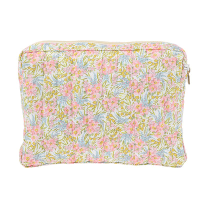 Bon Dep Pouch big, toilettaske med Liberty - Swirling petals pink
