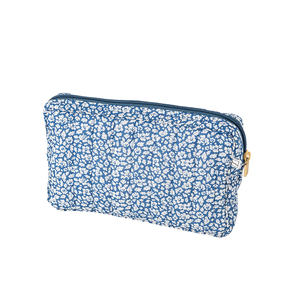 Bon Dep Pouch small, toilettaske med Liberty - Feather blue
