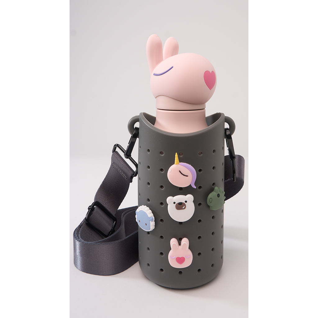 Asobu Sling silikone stroptaske til drikkedunk, Smoke