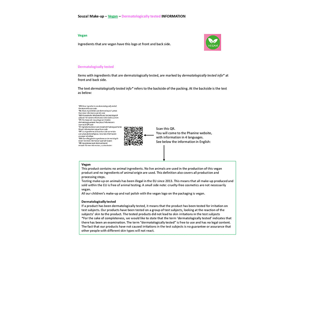 Souza hårglitter til børn, Pink og guld