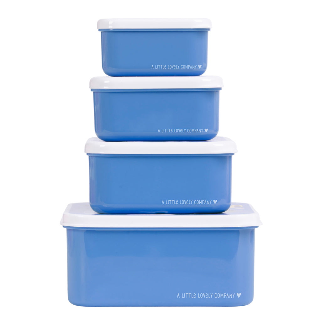 A little lovely company madkasse sæt, 4 stk - Pirater