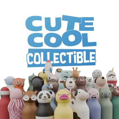 Asobu Bestie Animal termo drikkedunk, 460 ml. - Isbjørn