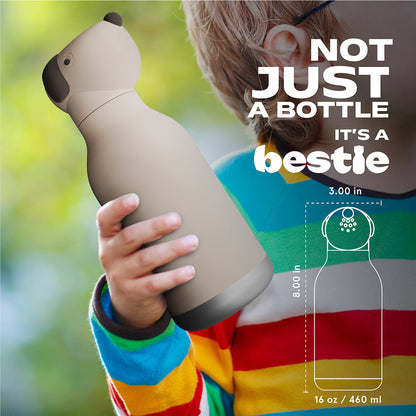 Asobu Bestie Animal termo drikkedunk, 460 ml. - Hund