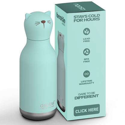 Asobu Bestie Animal termo drikkedunk, 460 ml. - Kat