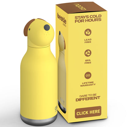 Asobu Bestie Animal termo drikkedunk, 460 ml. - Hund