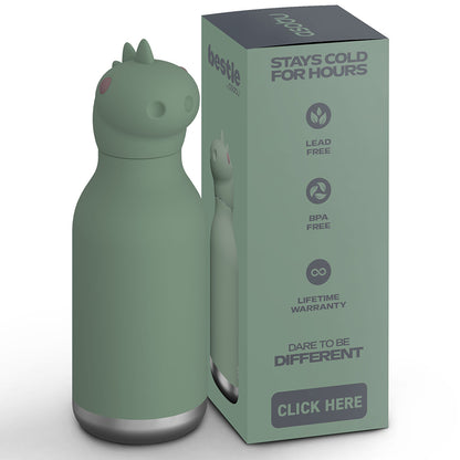 Asobu Bestie Animal termo drikkedunk, 460 ml. - Dinosaur