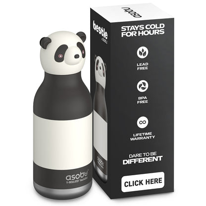 Asobu Bestie Animal termo drikkedunk, 460 ml. - Panda