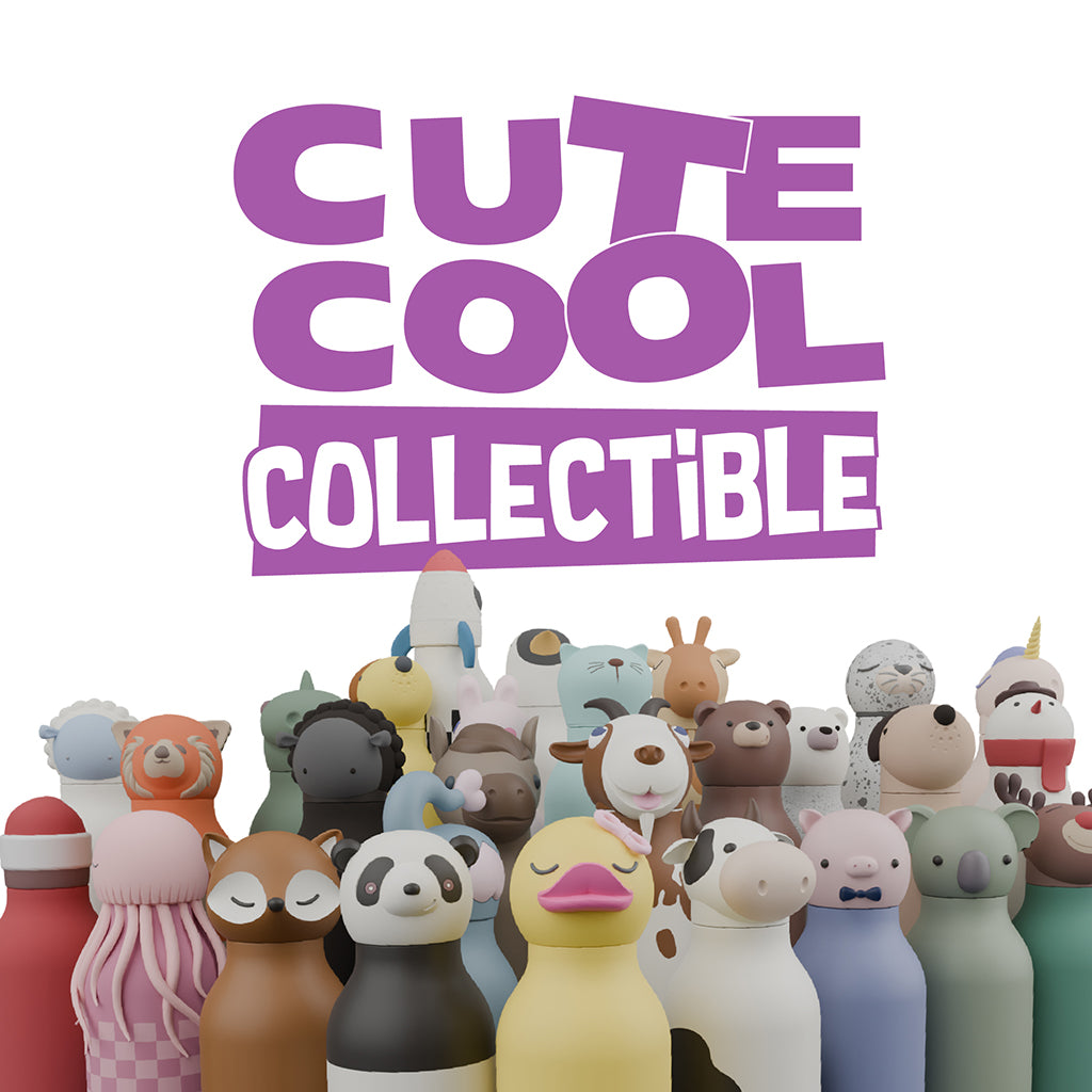 Asobu Bestie Animal termo drikkedunk, 460 ml. - Brun bjørn