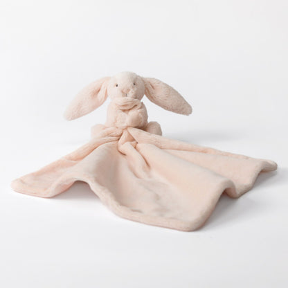 Baby Jellycat bamse, Bashful nusseklud - Blush kanin