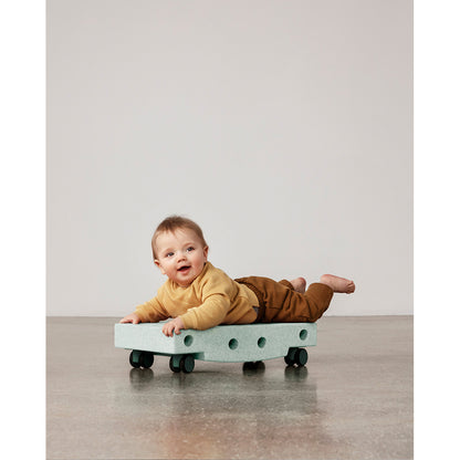 Modu Rullebræt, aktivitetslegetøj i skum, 5 dele - Ocean mint/ forest green