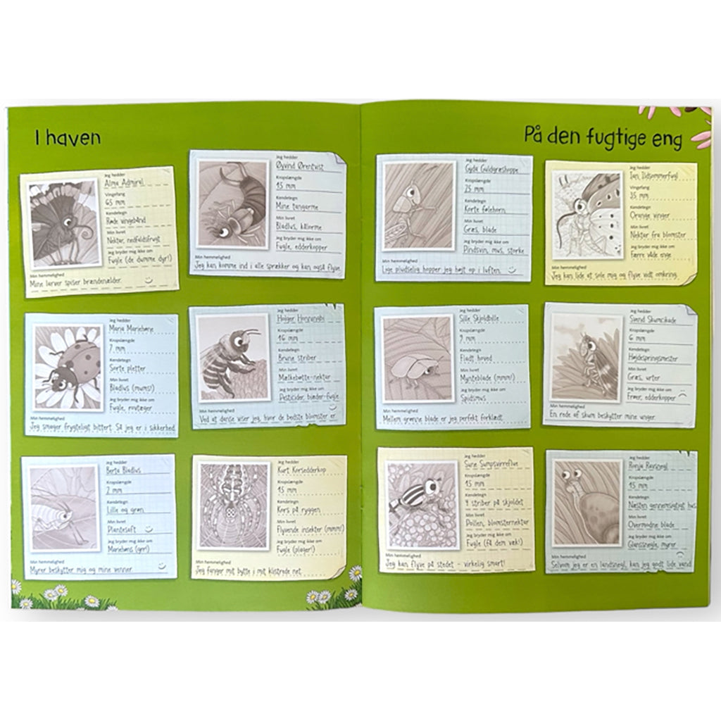 Forlaget Bolden, Naturens verden – med klistermærker – Insekter og andre smådyr