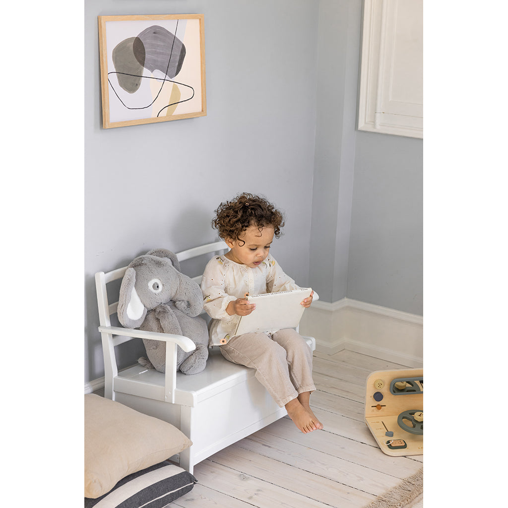 Sebra bamse, Elefanten Finley - 38 cm