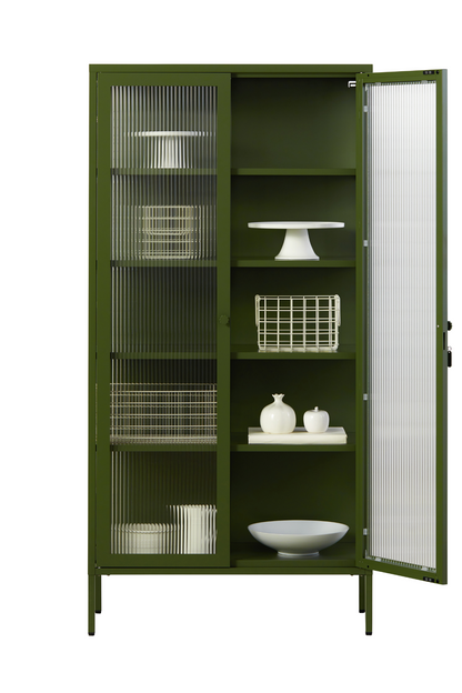 Mustard Made The Collector, Vitrineskab - Olive ORDRE EFTER 11/12-25 BLIVER FØRST LEVERET I JANUAR 26