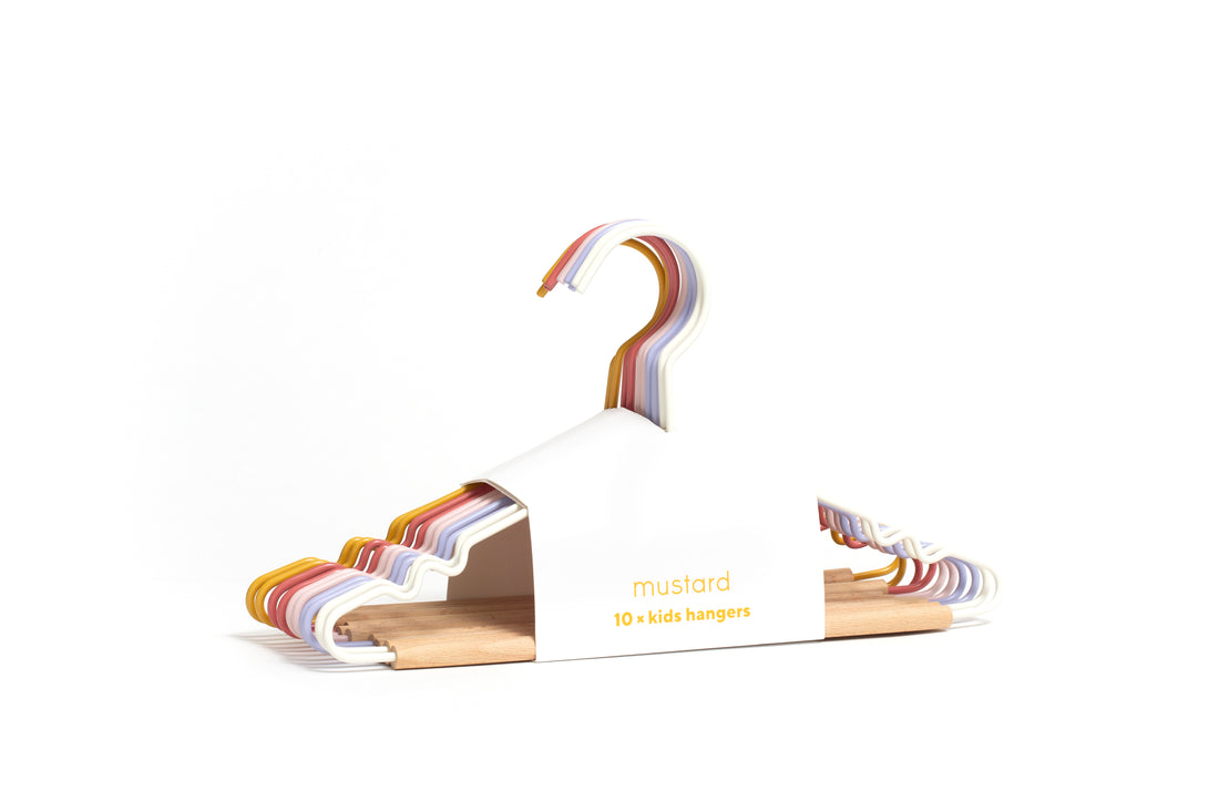 Mustard Made Kids Top hanger, 10-stk. børnebøjler, Summer