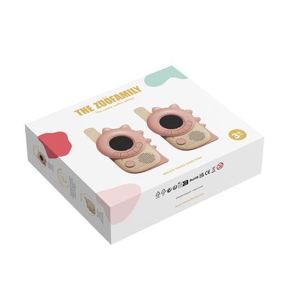 The ZooFamily, Zoo walkie talkie til børn, fra 3 år - Dino pink