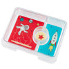 Yumbox madkasse m. 3 rum, Snack - Lime green / Rocket tray