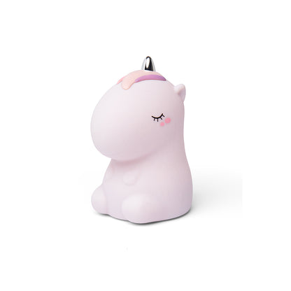 Little L. LED natlampe m fjernbetjening og flere lysindstillinger - Cosmo unicorn pink glitter
