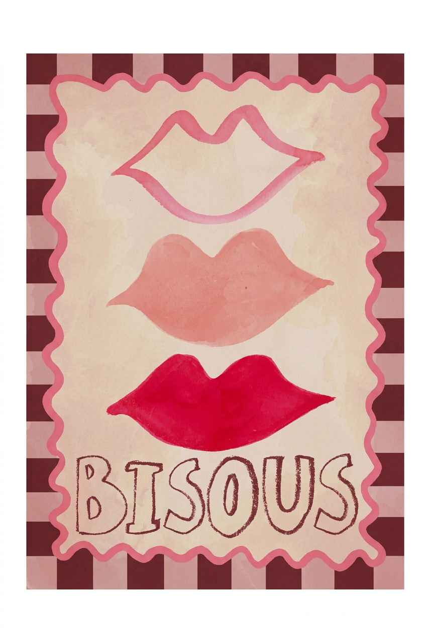 Studio Loco børneplakat, Bisous