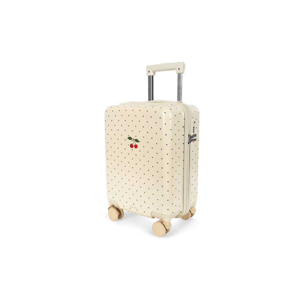 Konges Sløjd kuffert, Trolley - Navy Dots