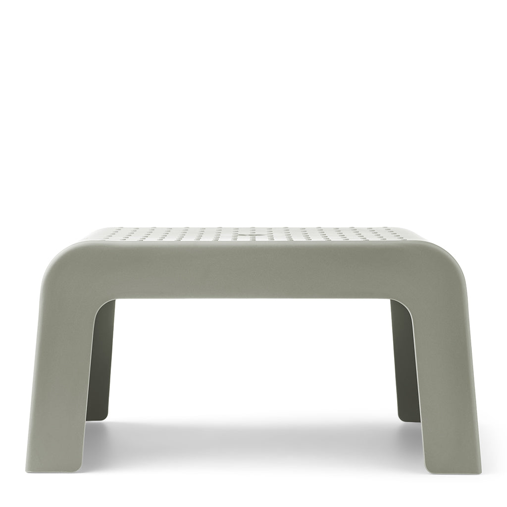 Liewood Ulla skammel i bambus og melamin, Dove blue