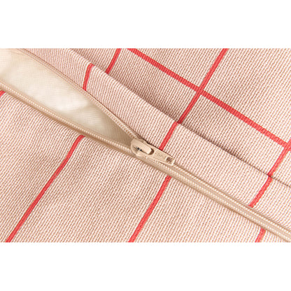 Nobodinoz Vibes armchair sækkestol, Pink red grid