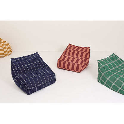 Nobodinoz Vibes armchair sækkestol, Maroon tiles