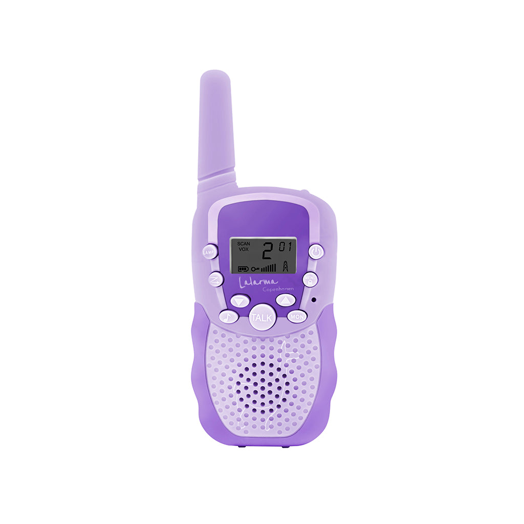 Lalarma walkie talkie til børn, purple