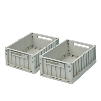 Liewood foldekasse 2-pak, Weston M - Dove blue
