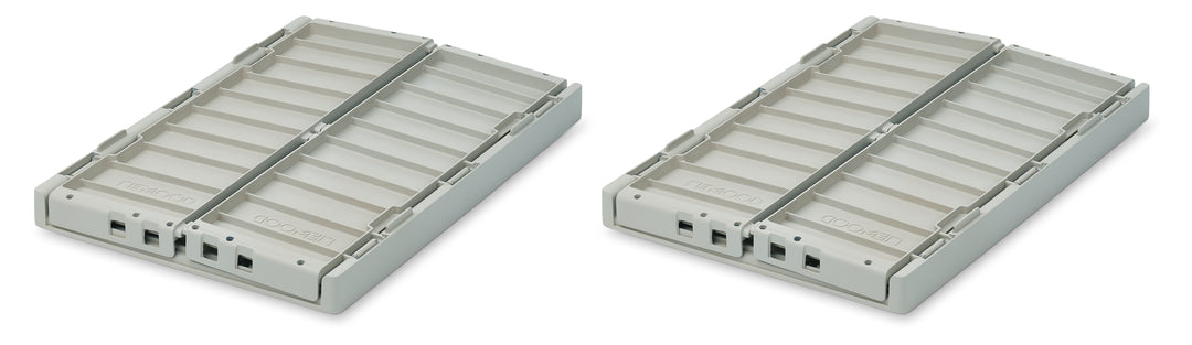 Liewood foldekasse 2-pak, Weston M - Dove blue