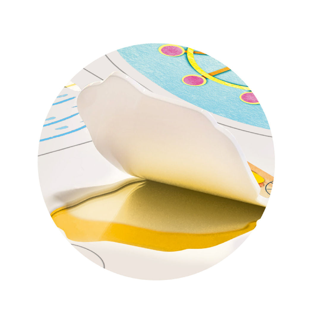 mierEdu -  Jelly Stickers 36 stk - Flytbare - Storbyen