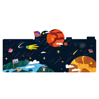 mierEdu -  Jelly Stickers 38 stk - Flytbare - Astronaut